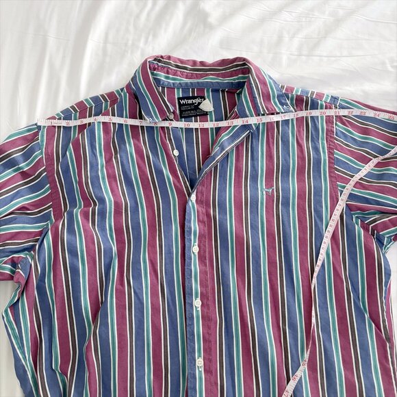 vintage 90s wrangler western button down - Picture 7 of 13